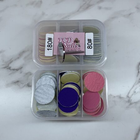 Moon Drill Bit & Sand Papers, 60pcs Discs #80#100#120 Grits