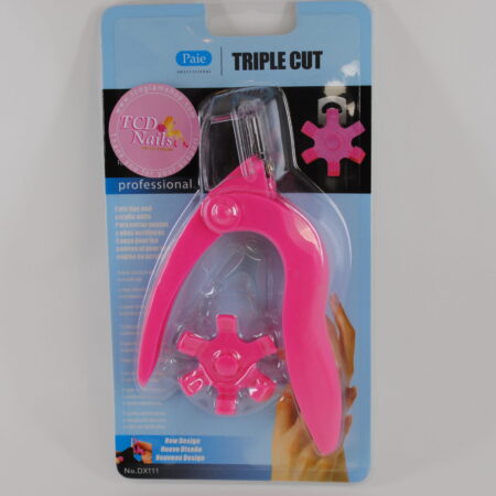 Pink Acrylic Nail Clipper Cutter